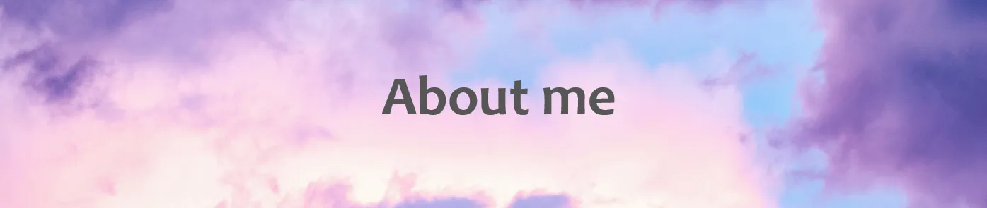 About me banner